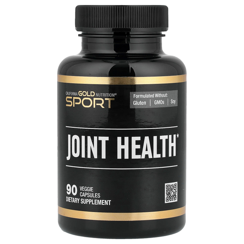 California Gold Nutrition, Sport, добавка для здоровья суставов с МСМ, гидрохлоридом глюкозамина, хондроитинсульфатом, куркумой и босвеллией, 90 растительных капсул