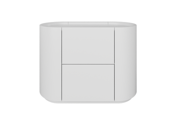 Тумба прикроватная Lagom 2 ящика ширина 60 см (белый)