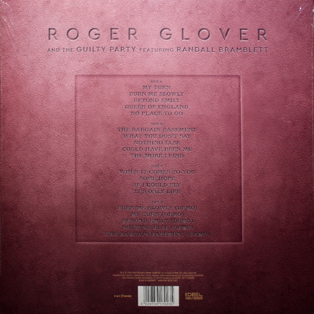 Roger Glover And The Guilty Party / Snapshot + (2LP)