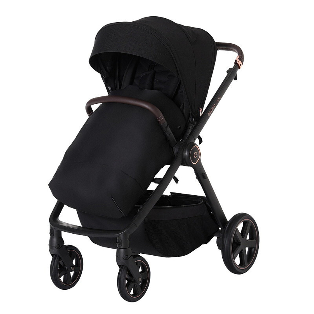 Детская коляска 3 в 1 Espiro Only 2025 и автокресло Pi Begie 410 stylish black / Бежевый (Beige 109)