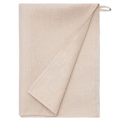 Набор из двух вафельных полотенец изо льна бежевого цвета из коллекции Essential, 50х70 см