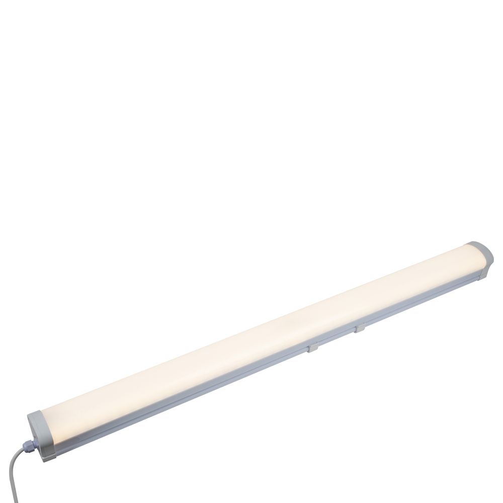 ULO-K20A 40W-4000K-L100 IP65 WHITE Светильник линейный светодиодный подвесной. Белый свет 4000К. 4360Лм. 1000х76х76мм. Корпус белый. TM Uniel.