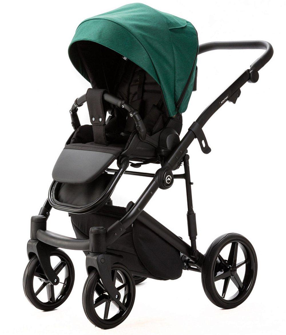 Детская коляска Adamex Mobi New 2 в 1 MN-TK52 ТЕМНО-ЗЕЛЕНЫЙ