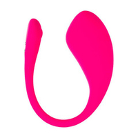 Розовое силиконовое виброяйцо 18см с управлением через приложение Lovense Lush 3 Smart Vibrating Egg Pink LE-10