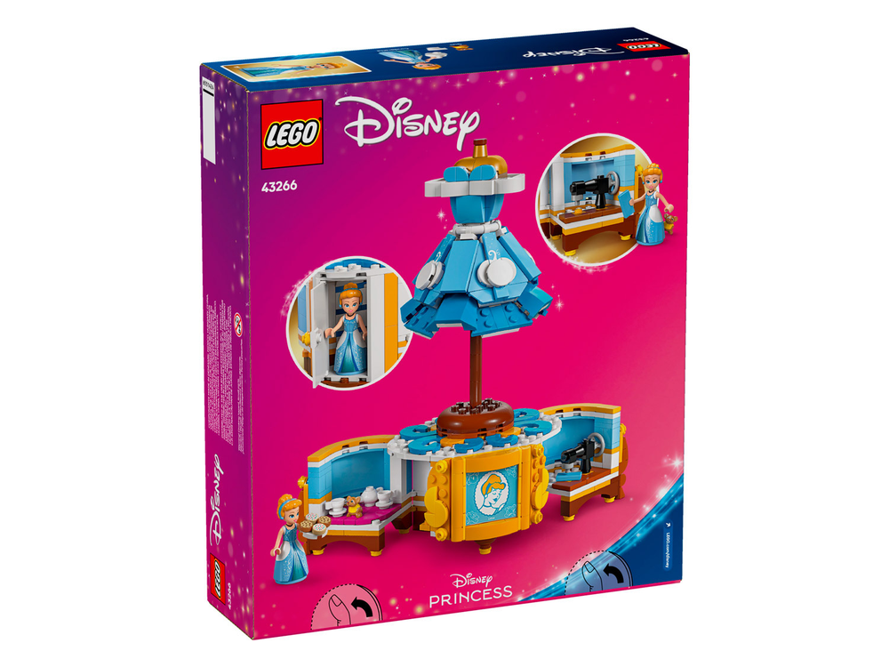 LEGO Disney 43266 — платье Золушки, коллекционный набор для игры и декора