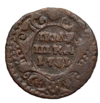Полушка 1731 Анна Иоанновна