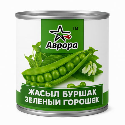 Горошек зеленый Аврора 400 гр
