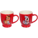 Кружка керамическая 210мл «Милые лошадки», микс рисунков