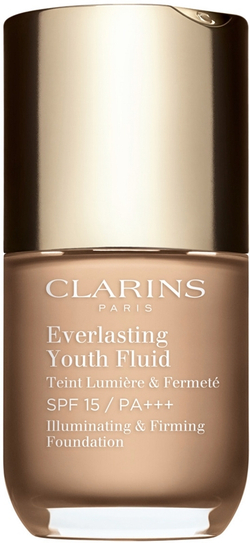 Clarins Everlasting Youth Fluid Foundation - Осветляющий тональный крем SPF 15, 30 ml