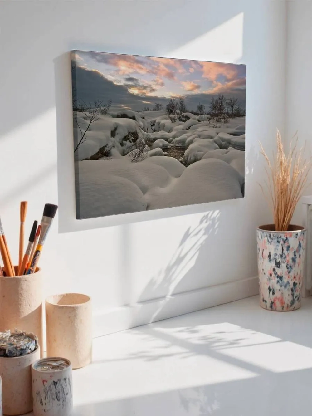 Картина на стену 40 X 50 Сугробы