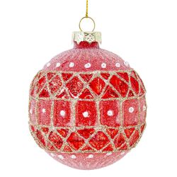 GAEM Набор из 12шт Украшение новогоднее "Шар", D 7.5 см, L34 W25 H9 см