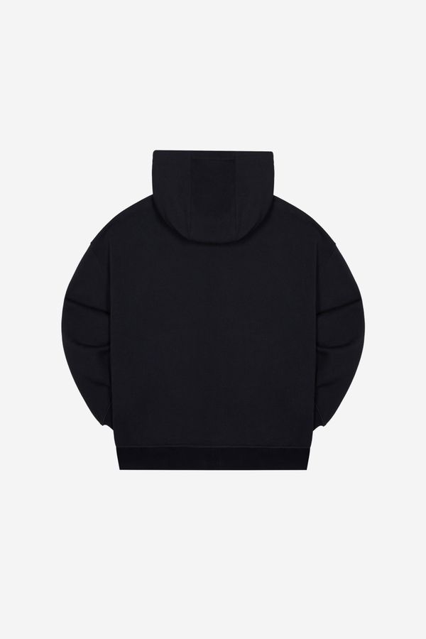 Худи Zip черное - фото 7