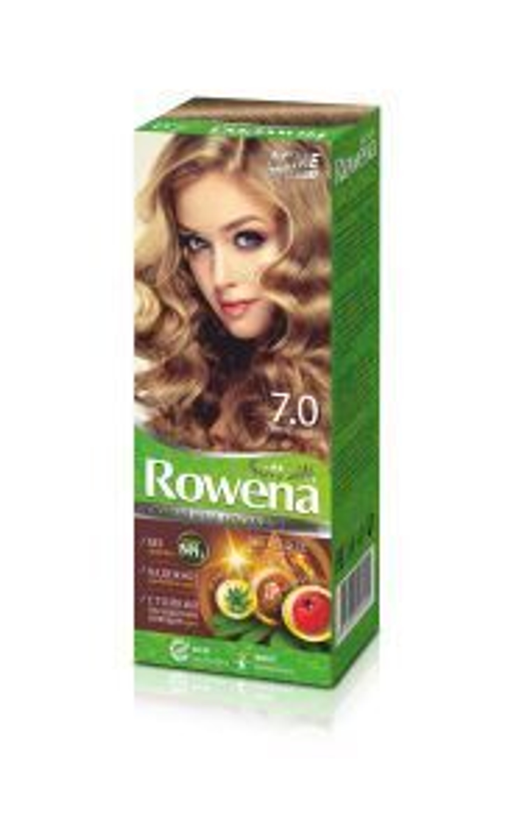 Acme-Color «ROWENA SOFT SILK» Стойкая Крем-Краска для волос, тон 7.0 без аммиака (Светло-Русый) 115 мл