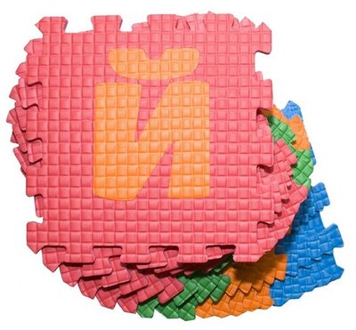 Покрытие напольное Алфавит 22х22х9 (32шт)