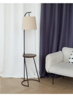 Торшер напольный с абажуром в гостиную современный