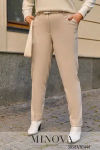 Брюки 446-светлый бежевый Minova