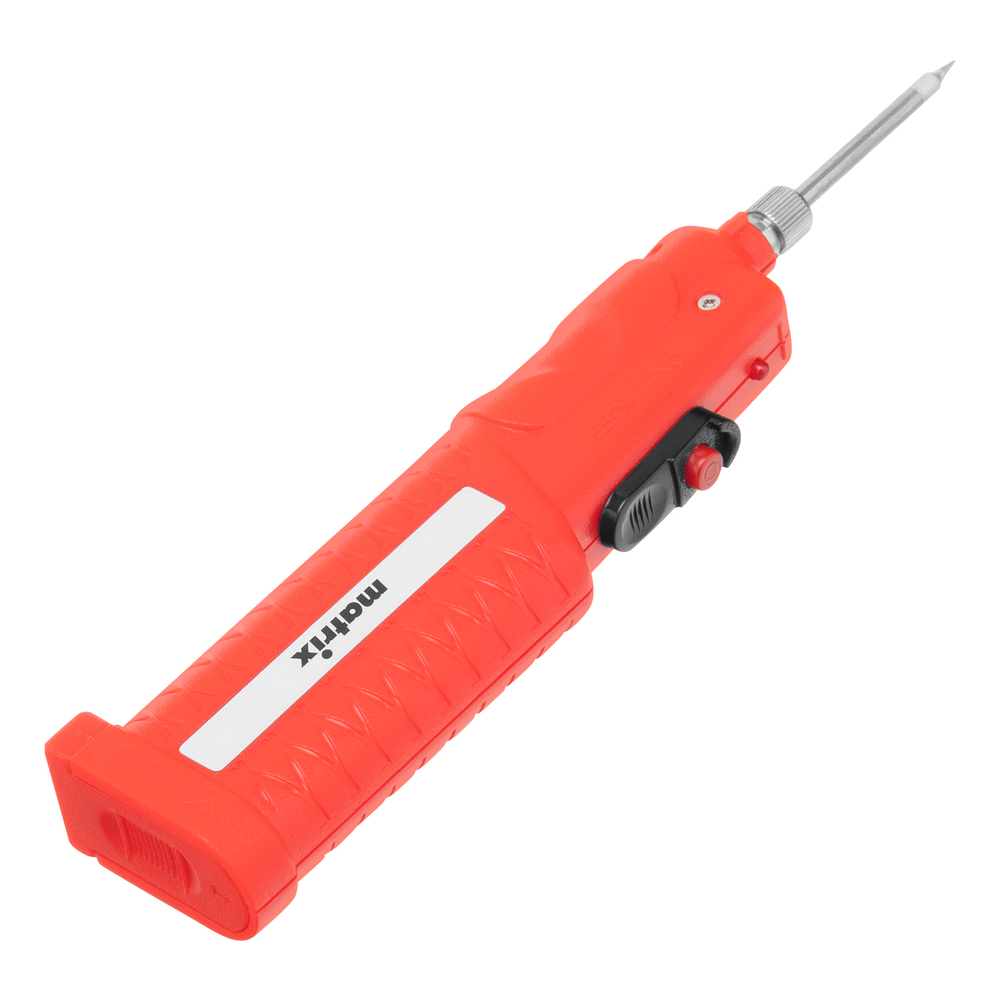 Паяльник беспроводной 4.5 В, 8 Вт, 350°С, припой 10г., работа от эл.питания 3хАА// Matrix