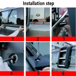 Выдвижная лестница на крышу для Land Rover Defender L663 2020+ Лэнд Ровер Дефендер