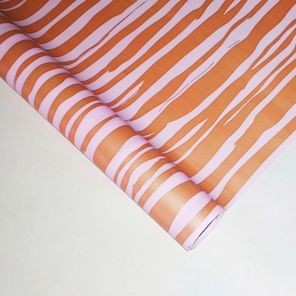 Пленка 2-х ст Зебра ЗОЛОТО НА ПЫЛЬНОЙ РОЗЕ (10м)