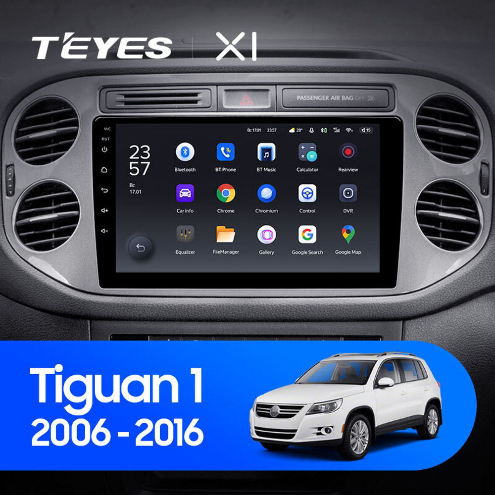 Teyes X1 9"для Volkswagen Tiguan 1 2006-2016