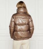 Пуховая куртка бомбер ROSE Hetrego - коричневый(8N723 F)