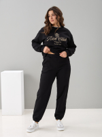 Костюм с брюками КБфн-090/черный-п