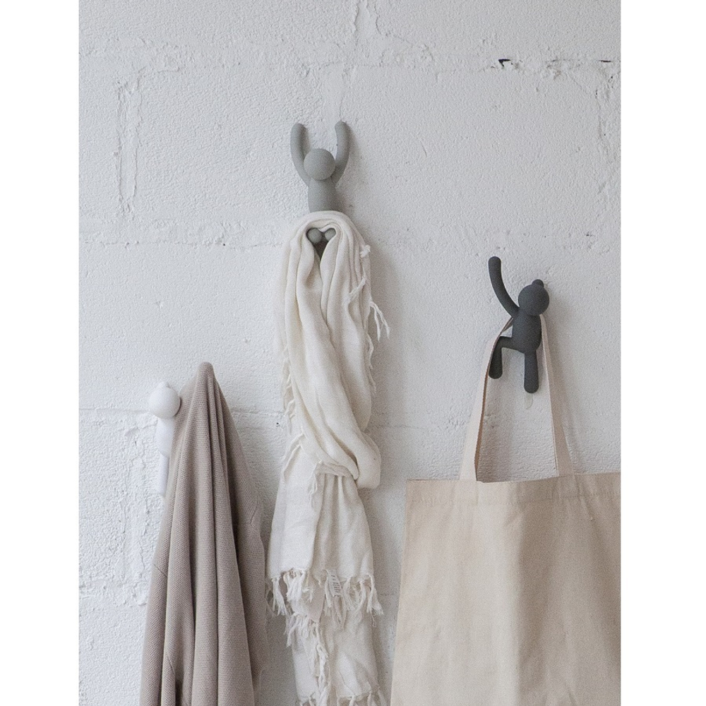 Набор крючков buddy серый, 3 шт.