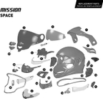 Шлем MISSION AMS EDL SPACE WH 2XL