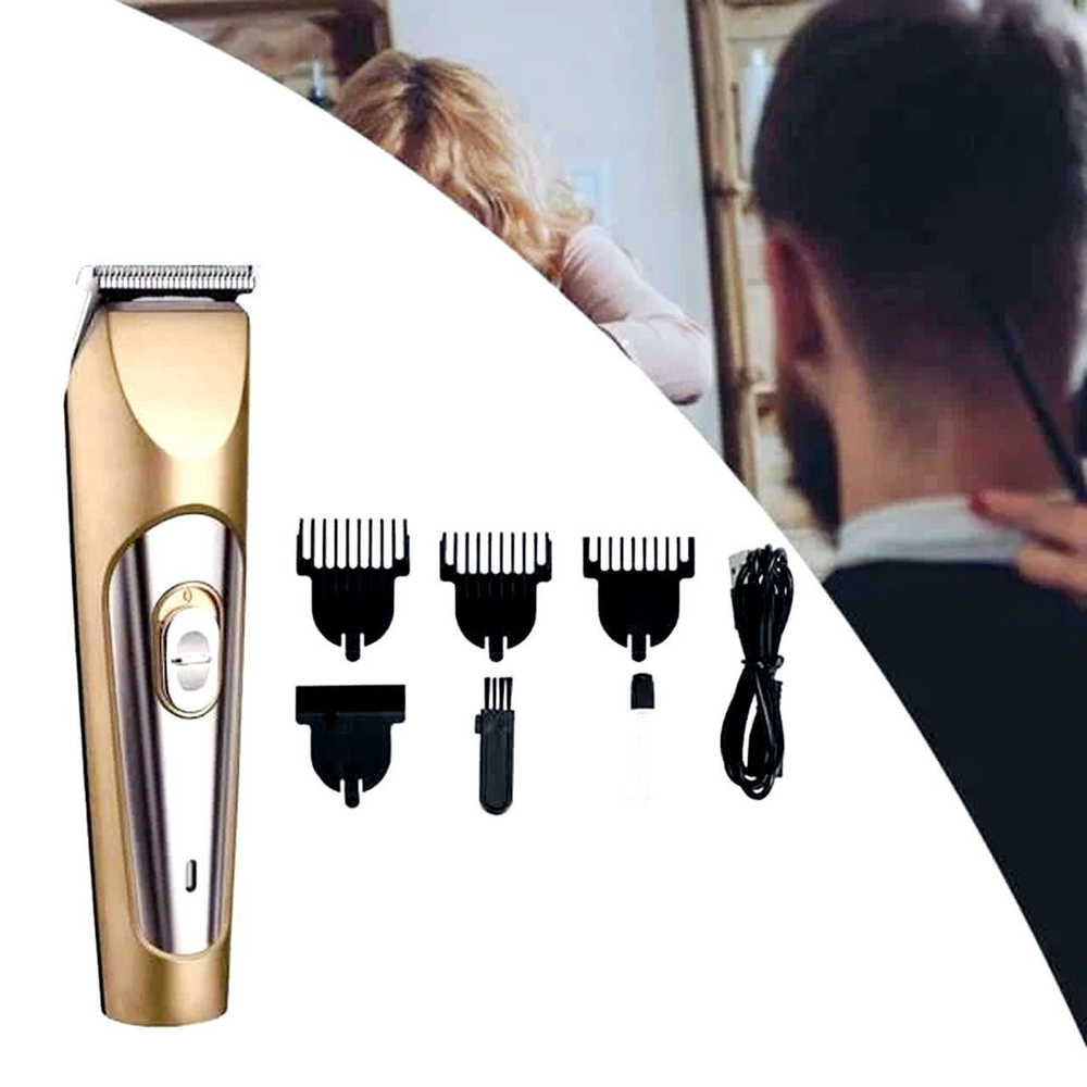 Триммер для бороды и усов GEEMY GM-6619, цвет желтый