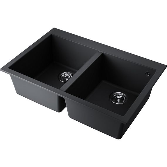 Кухонная мойка OMOIKIRI Bosen 80-2-BL(арт.4993836)