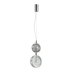5416/13LA L-VISION ODL_EX23 144 хром/серый/св.серый металл/стекло Подвес LED 13W 4000K CARAMELLA