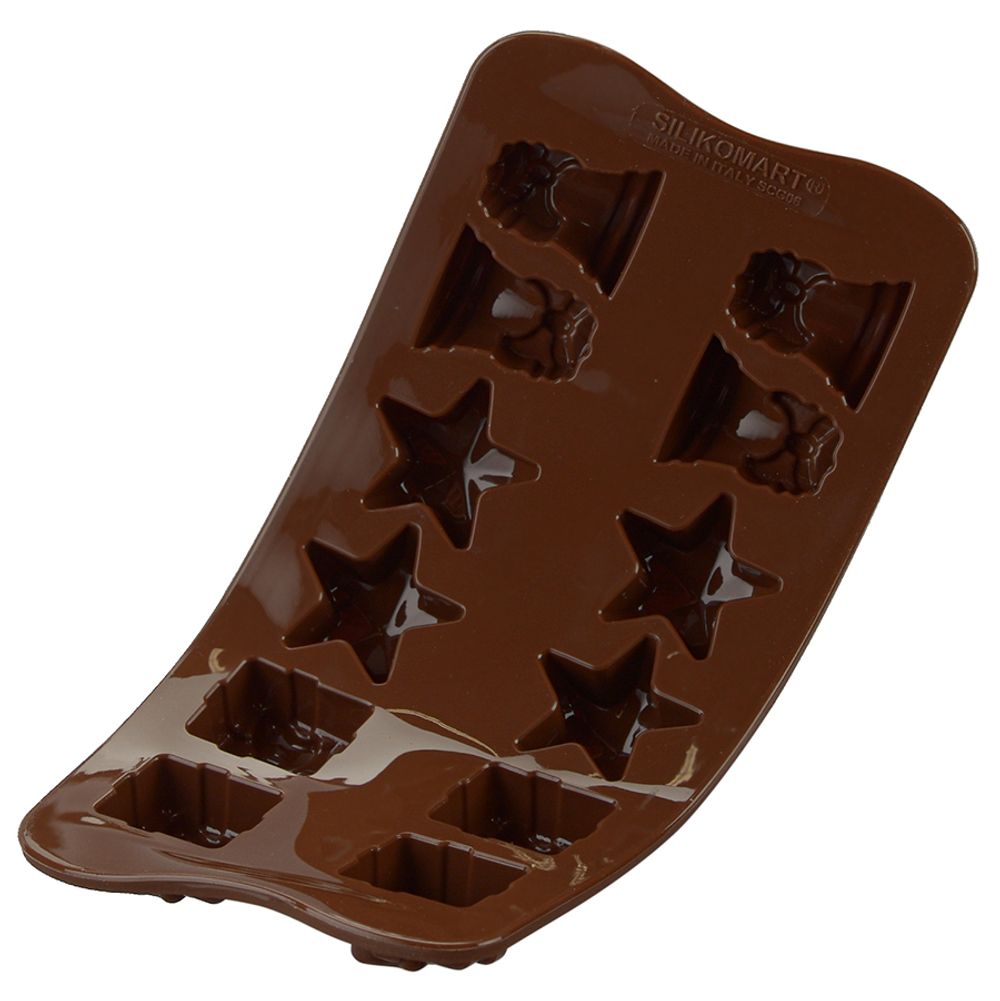 Форма для приготовления конфет Silikomart Christmas силиконовая