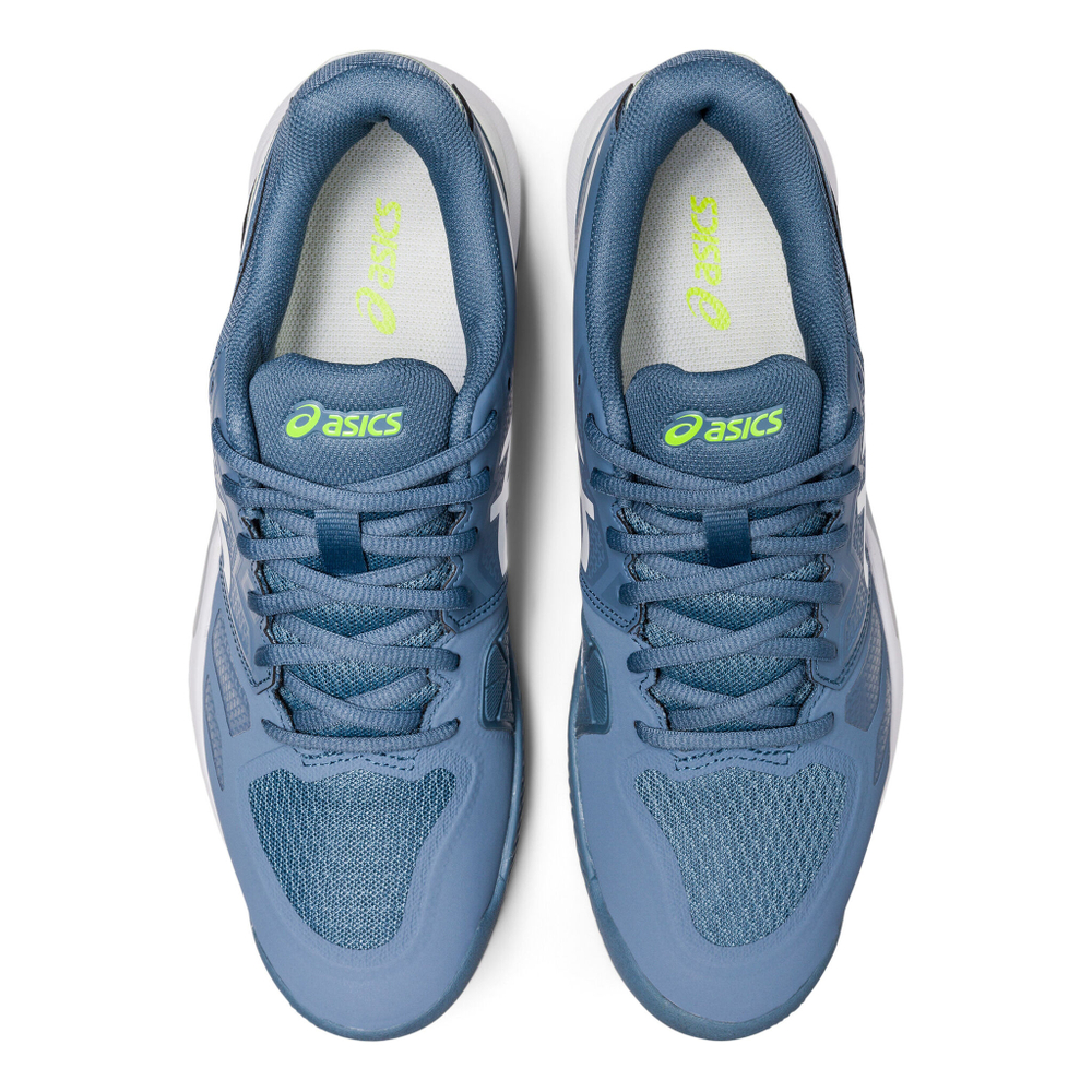 Мужские теннисные кроссовки ASICS Gel-Challenger 13 CLAY Clay Court Shoe Men - Blue, Neon Green