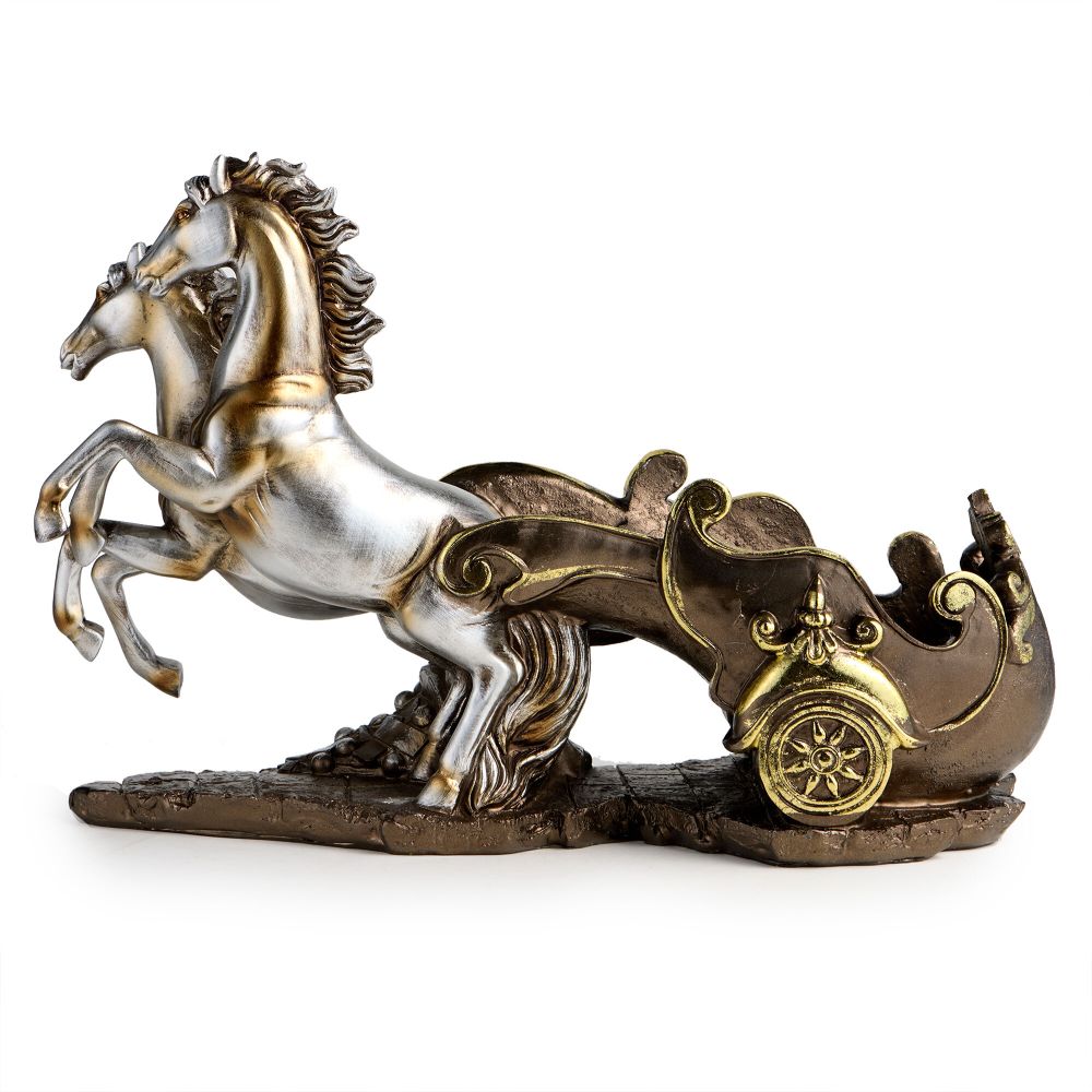 ПОДСТАВКА ПОД БУТЫЛКУ "ЛОШАДЬ" 36,8*14,5*24,5 СМ