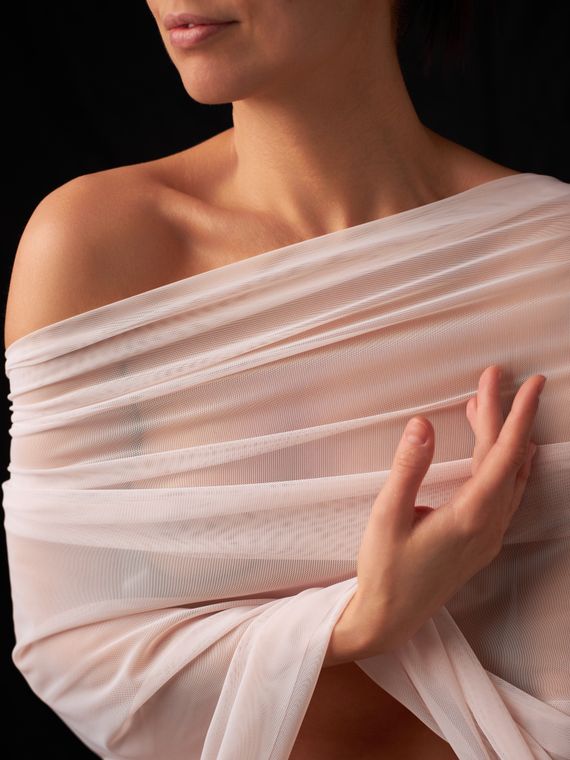 Сетка эластичная Lauma, арт. 556, пастельно-розовый 906