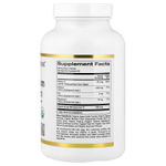 California Gold Nutrition, Органический кальций и магний плюс витамины D3 и K2, 180 таблеток