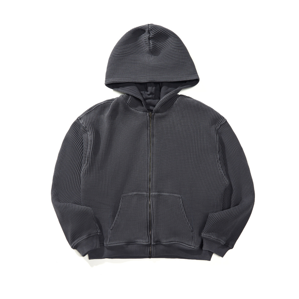 Худи Двухсторонний Nothomme Monterest vintage waffle knit reversible relaxed fit hooded