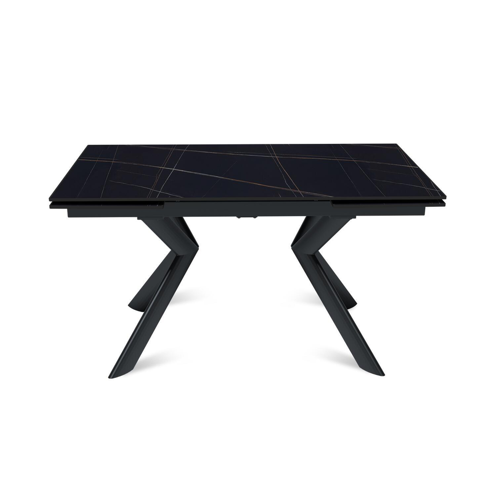 Стол раскладной Bridge (160+40+40), керамика матовая Black Gold