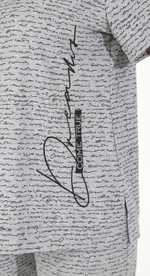 Пижама женская "Письмена" бриджи+футболка К-770