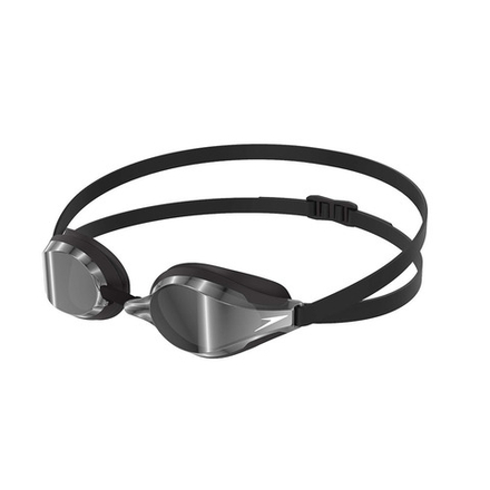 Очки для плав. SPEEDO Fastskin Speedsocket, 8-108973515, ЗЕРКАЛЬНЫЕ линзы, черная оправа
