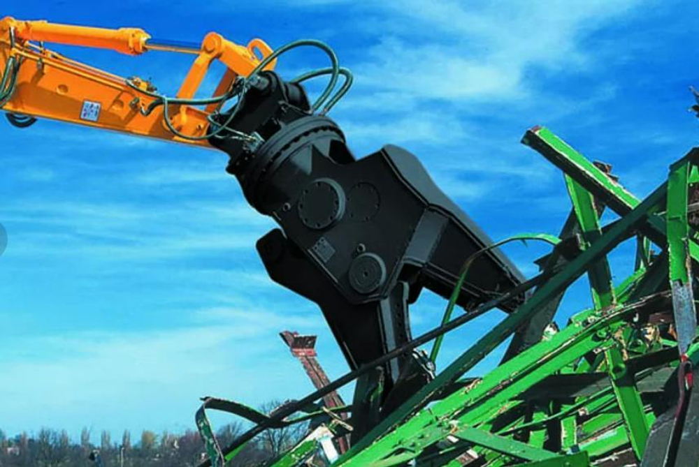 Гидравлические ножницы по металлу на Экскаватор Terex