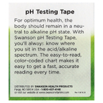 Swanson, Рулетка для теста на уровень pH с дозатором, прибл. 15 футов (15 футов)
