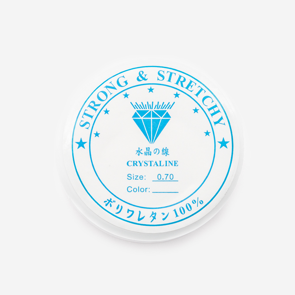 Леска ювелирная прозрачная, 0,7мм, 10м