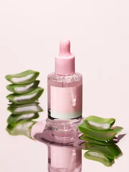 APRILSKIN Осветляющая сыворотка с розовым алоэ и ниацинамидом для сияния кожи Pink Aloe Mucin Serum 30 мл