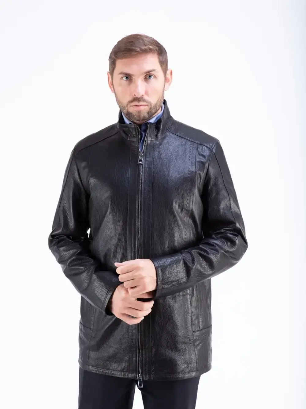 Куртка мужская кожаная натуральная
