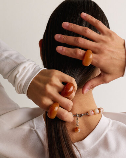 Кольцо из кальцита