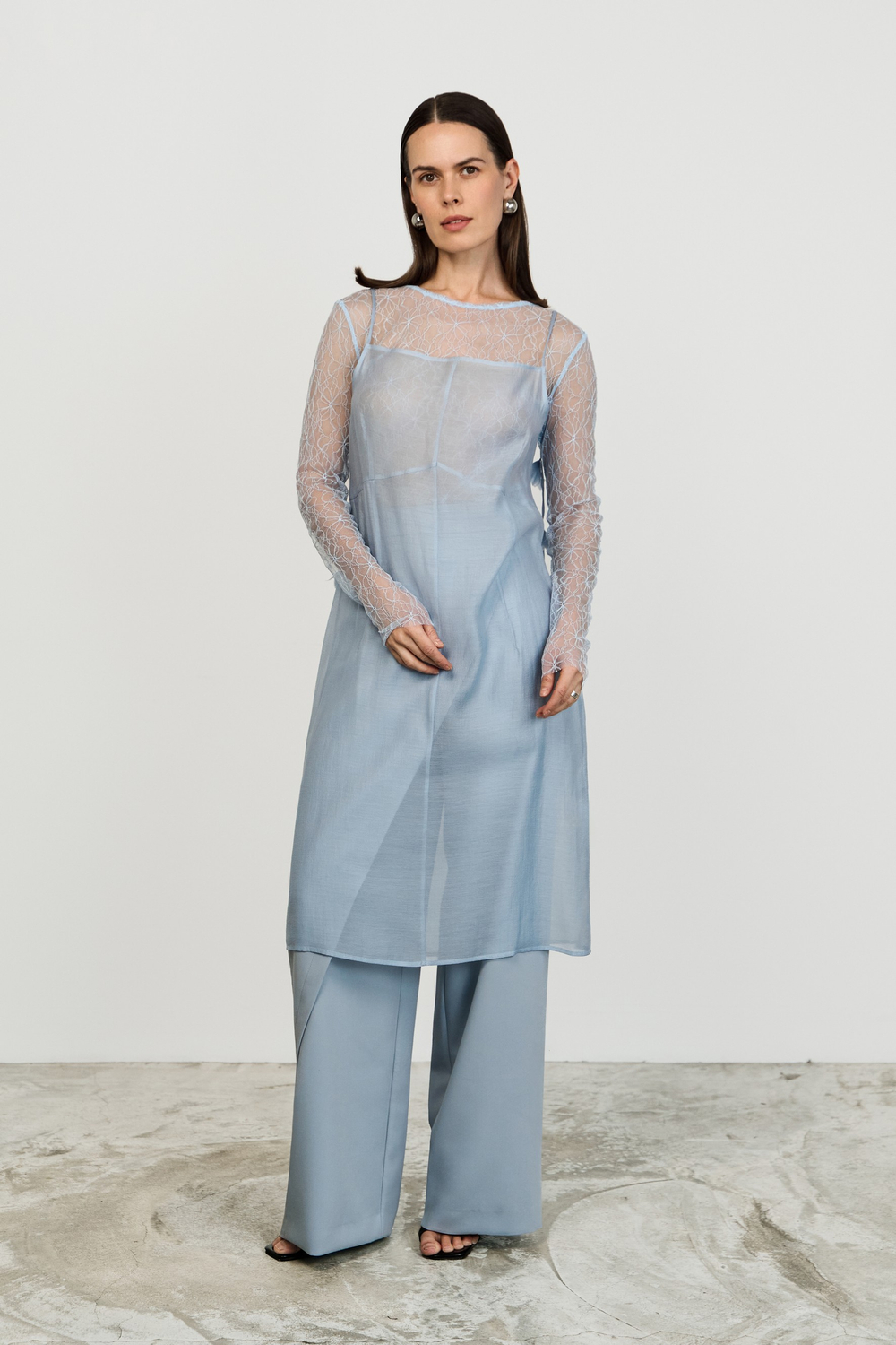 Брюки с запахом