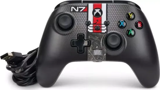 Геймпад проводной PowerA Mass Effect N7 Enhanced Wired Controller for Xbox Series X/S (1524523-01) (Xbox One/Series X/S/PC)