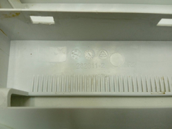 RKB68801YA кт125 Крышка дозатора порошка для стиральной машины Beko 2828112 б/у