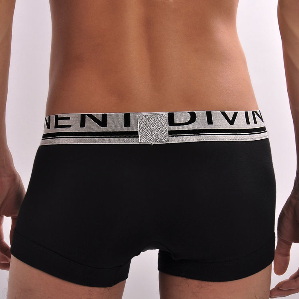 Мужские трусы боксеры черные DOOP Cotton Breathe Boxer